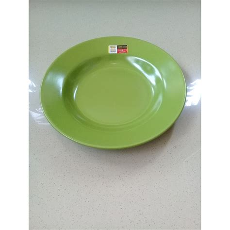 Jual Piring Makan Cekung 9 Hijau Tua Melamine Golden Dragon P0109