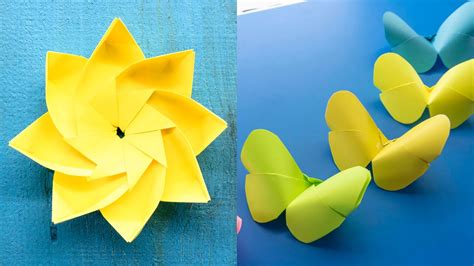 Easy Origami Butterfly Origami Water Lily Youtube