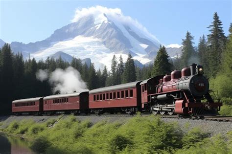 Dos Locomotoras De Vapor Hist Ricas Tirando De Un Antiguo Tren De