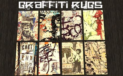 TS4 Graffiti Rugs Sims 4 Tsr The Sims 4 Packs Sims 4 Free Mods