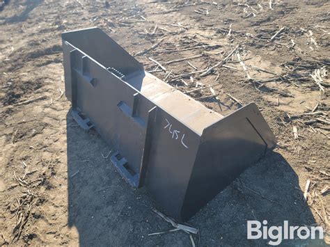 73" Skid Steer Bucket Attachment BigIron Auctions