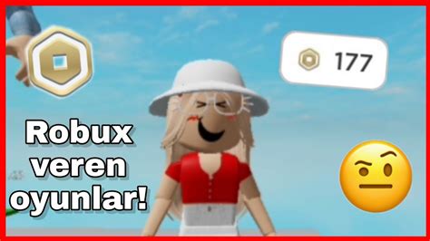 Robux Veren Oyunları Denedim Roblox YouTube