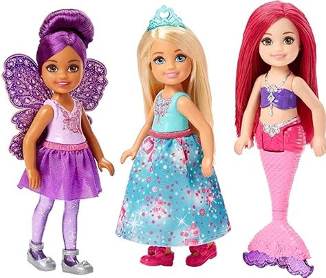 Amazon Es Mattel Barbie Dreamtopia Pack De Mu Ecas Chelsea Sirena