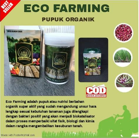 Pupuk Organik Eco Farming Original Pt Best Perkebunan Di Carousell