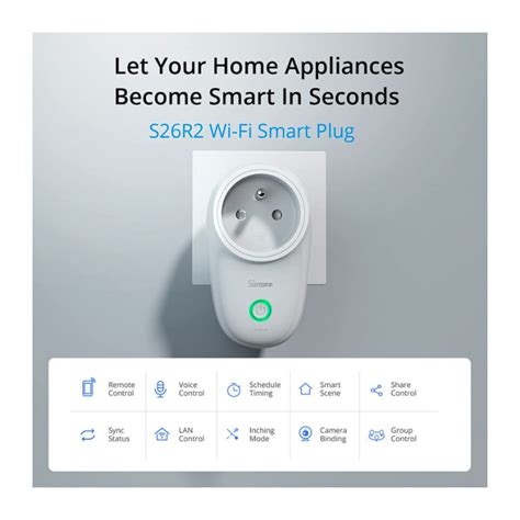 Sonoff Prise Intelligente Wifi A Version Fr