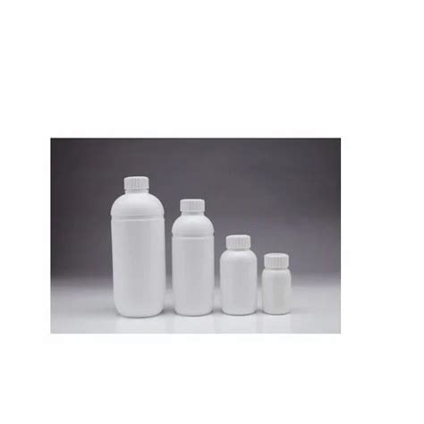 White Screw Cap Hdpe Bottle L Shape Ml To Liter Hdpe Plastic