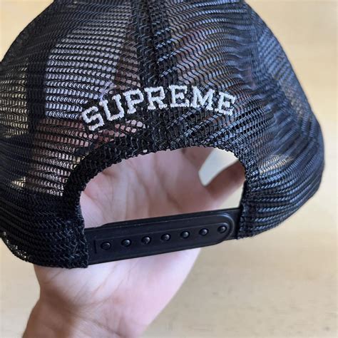 Supreme IRAK Arc Mesh Back 5 Panel Black Only Worn Depop