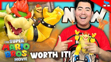 New Fire Breathing Bowser Toy Unboxing Mario Movie Figures Youtube