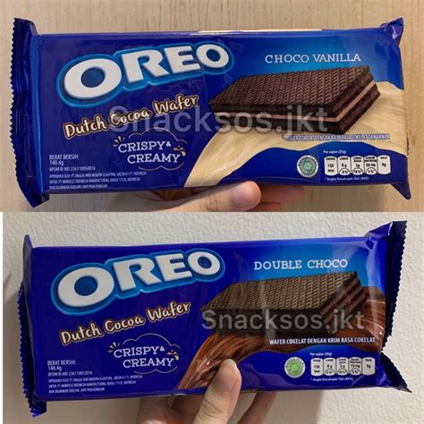 Jual Halal Oreo Dutch Cocoa Double Choco Vanilla Choco Wafer Crispy