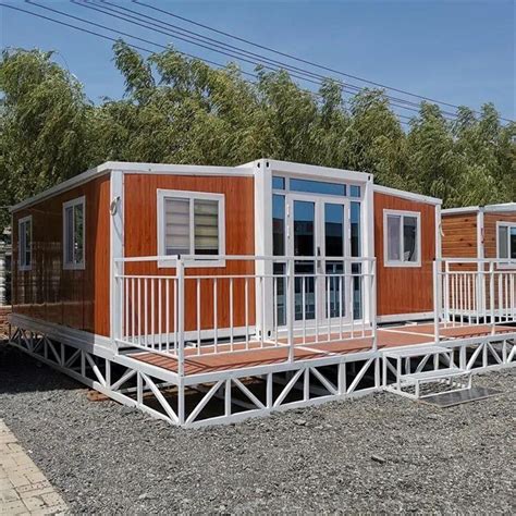 Villa Temporary Offices Plastic Film Packaging Movable Container House