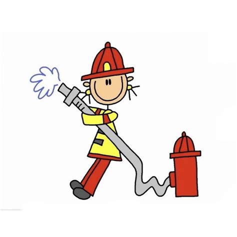 Pin by KAVAERCA on CUMPLEAÑOS BOMBERO Stick figures Firefighter