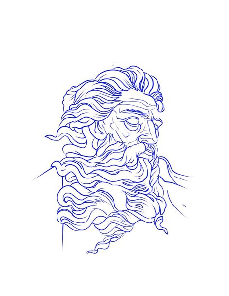 Zeus Tattoo Poseidon Tattoo Statue Tattoo Art Tattoo Poseidon