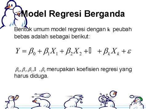 Regresi Linier Berganda Model Regresi Berganda Bentuk Umum