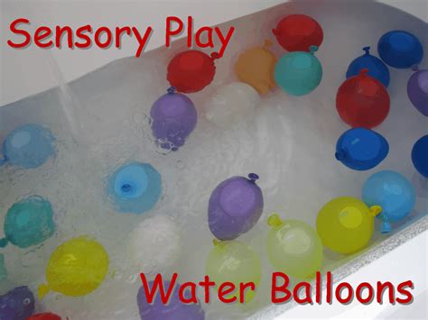 Water Ballon Sensory Play Bath Time Fun Learning 4 Kids