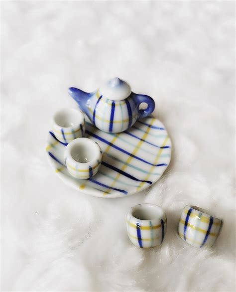 Miniature Tea Setminiature Chinese Tea Setminiature - Etsy