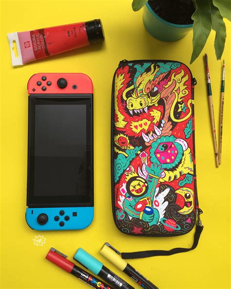 Nintendo Switch case custom design on Behance