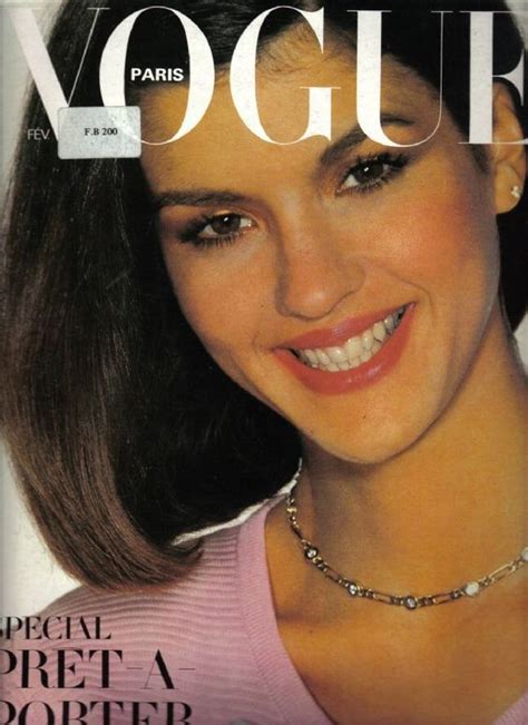 Janice Dickinson 1980 French Vogue Awesome 80s Vogue Covers Pinterest Vogue French And