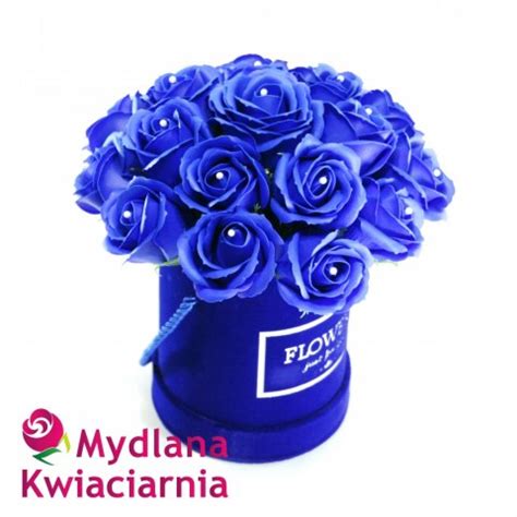 Mydlana Kwiaciarnia Bukiet mydlany Kwiaty Mydlane Flower Box 19 róż