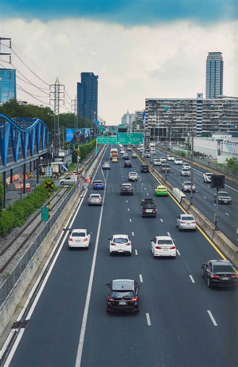 Bangkok Thailand November Traffic Jam In Bangkok City Stock