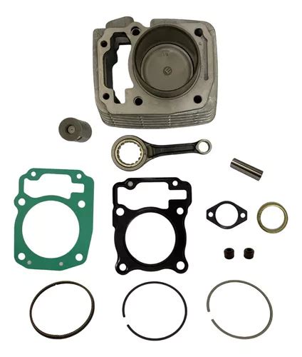 Kit Cilindro Motor Kit 190 Junta Completa Retentor Titan 150