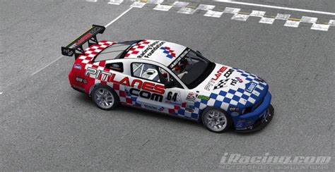 IRacing Pitlanes Mustang Livery