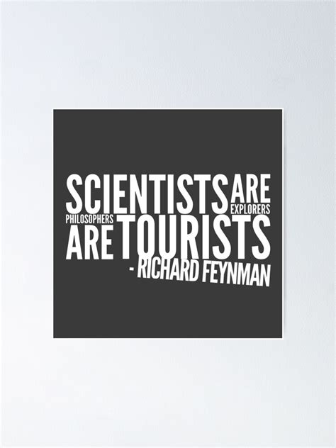 Richard Feynman Science Physics Quote Poster For Sale By