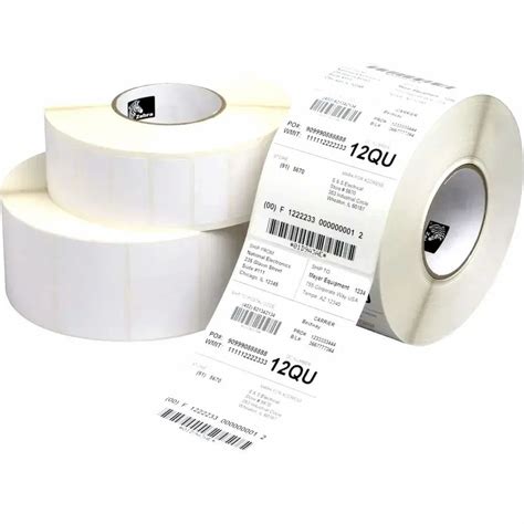 blank barcode label  roll printed barcode stickers