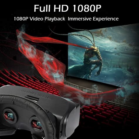 Apltch New Hmd 518 Vr Box Virtual Reality Headset 1080p 3d Video Movie Glasses 16g Flash Private