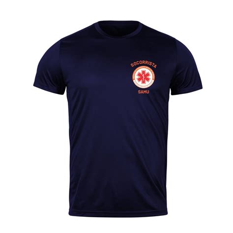 Camiseta Socorrista SAMU Uniforme Profissional SAMU Shopee Brasil