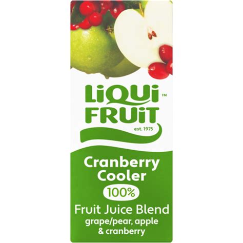 Liqui Fruit Cranberry Cooler Fruit Juice Box 200ml Fresh Fruit Juice Juices And Smoothies