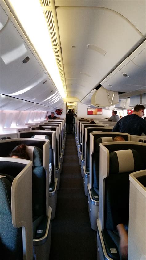 Airline Review Cathay Pacific Business Class Boeing 777 300 With Lie Flat Seats Los