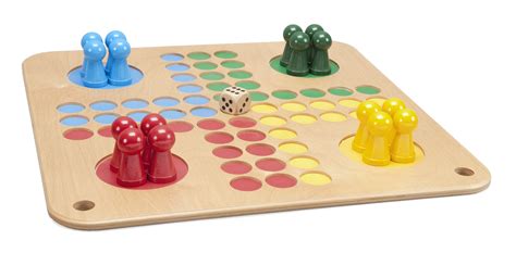 Wooden Ludo Board Game ----- Wooden family strategy game