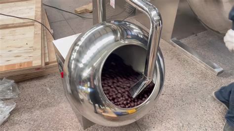 Lst Small Peanuts Chocolate Coating Machine Easy Control Chocolate