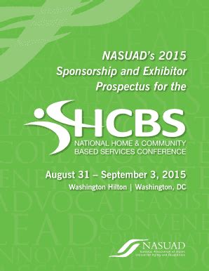 Fillable Online Nasuad Nasuads Sponsorship And Exhibitor