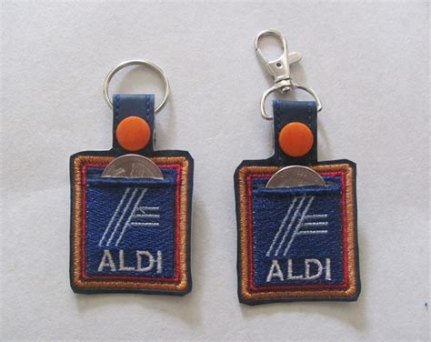 Aldi S Quarter Keeper Keychain Aldi Quarter Holder Shopping Cart Clip