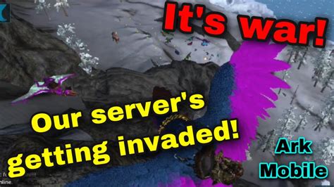 Ark Mobile Pvp Series Server Defense Against Invasion Dark Does