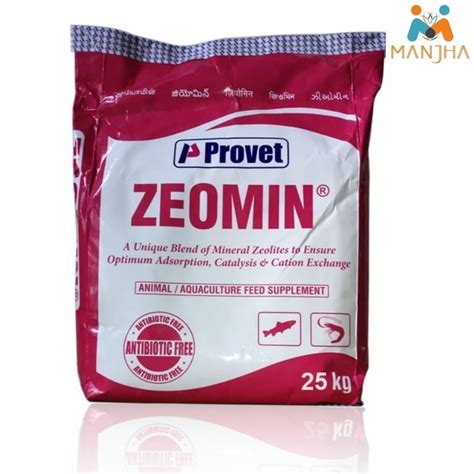 Powder Provet Zeomin Aquaculture Feed Supplement Packaging Type Pp