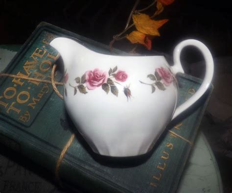 Ridgway Romance Creamer Jug White Mist Ironstone Made In England