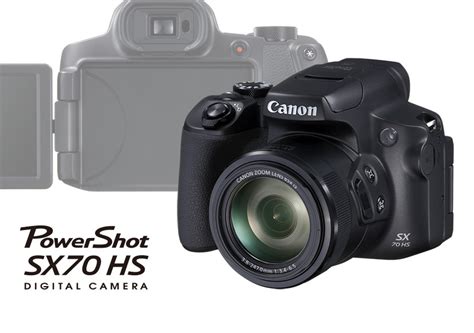 Canon全新PowerShot SX70 HS強勢 65倍變焦EVF技術成熟完善