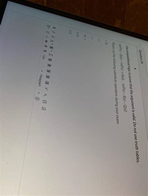 Solved Question Use Propositional Logic To Prove That The Chegg