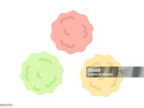 Illustration Of Japanese Sweets Arare Mochi Stock Illustration ...