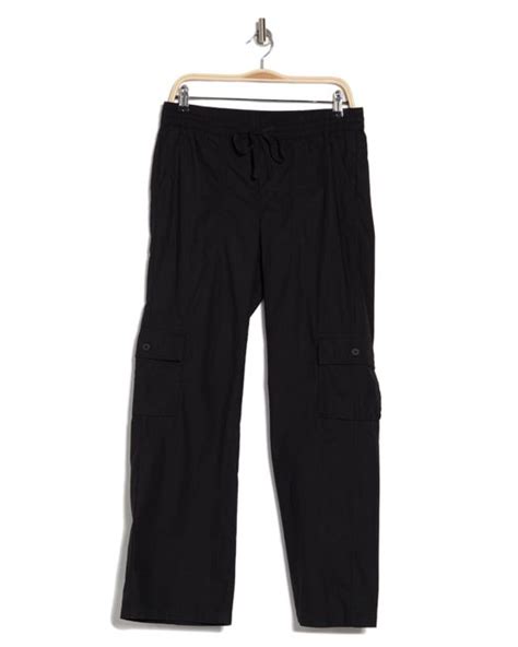 Abound Straight Leg Cargo Pants In Black Lyst