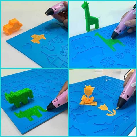 Accessories 3d Pen Mat Flexible 3d Pen Stencils Accessories Design Mat Pad Ebay