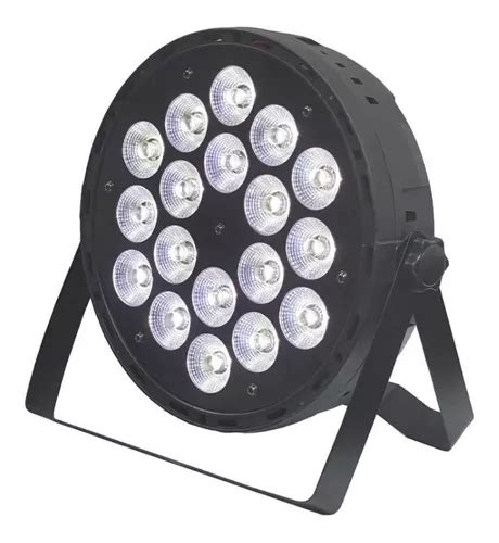 Kit Refletores Par Slim Leds W Rgbw Quadriled Parcelamento