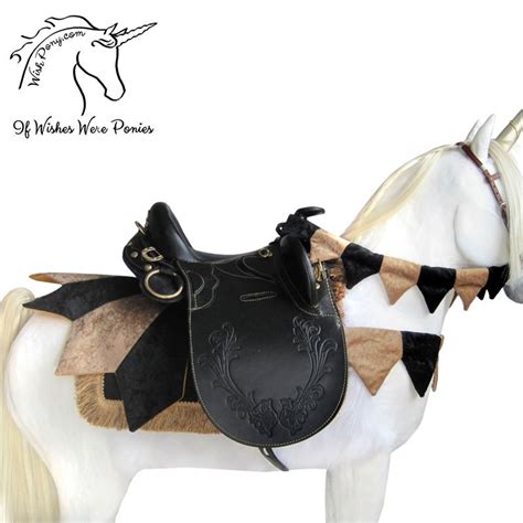 Medieval Style Horse Barding Rump Cpver Costume For Horses Ponies