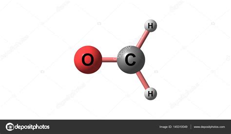 Formaldehyde Molecular Structure Isolated On White Stock Photo By ©olla