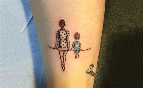 Mother Son Tattoos Designs