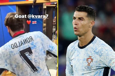 Khvicha Kvaratskhelia Revela O Que Cristiano Ronaldo Lhe Disse Antes De