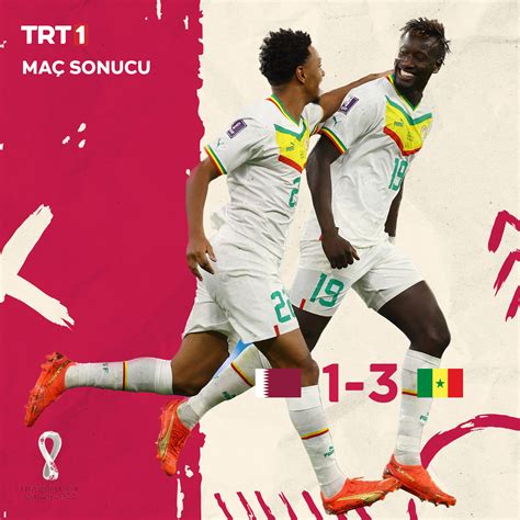 Trt On Twitter Senegal Katar Yenerek Gruptaki Ilk Puanlar N