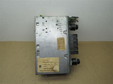AM Radio# 3501622 - Motorola - A - Body - 1970-76 - USED - SHIPS FREE ...